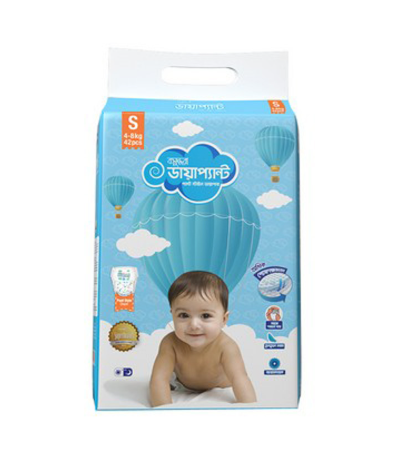 বসুন্ধরা ডায়াপ্যান্ট S (4-8কেজি)
