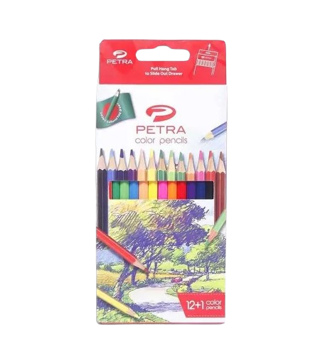 পেট্রা কালার পেন্সিল 12 পিস