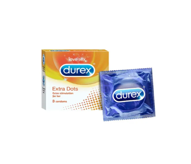 Durex এক্সট্রা ডট 3 পিস
